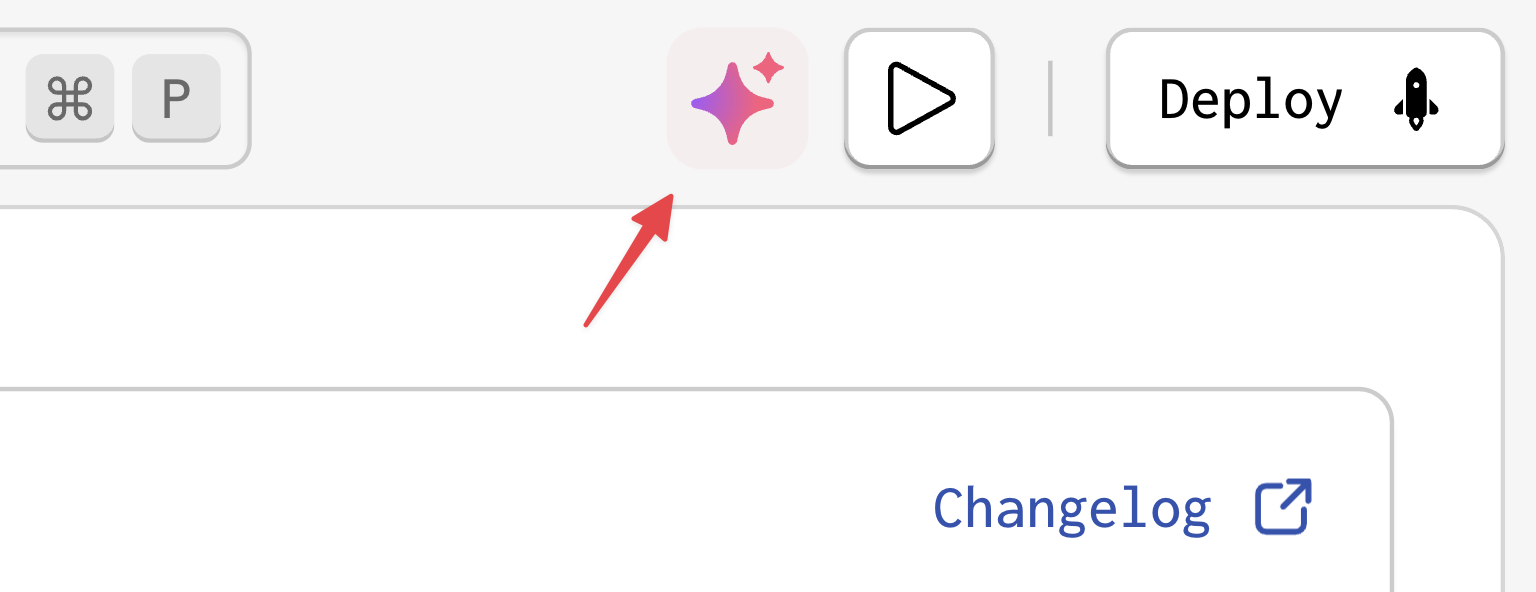 The location of the assistant icon